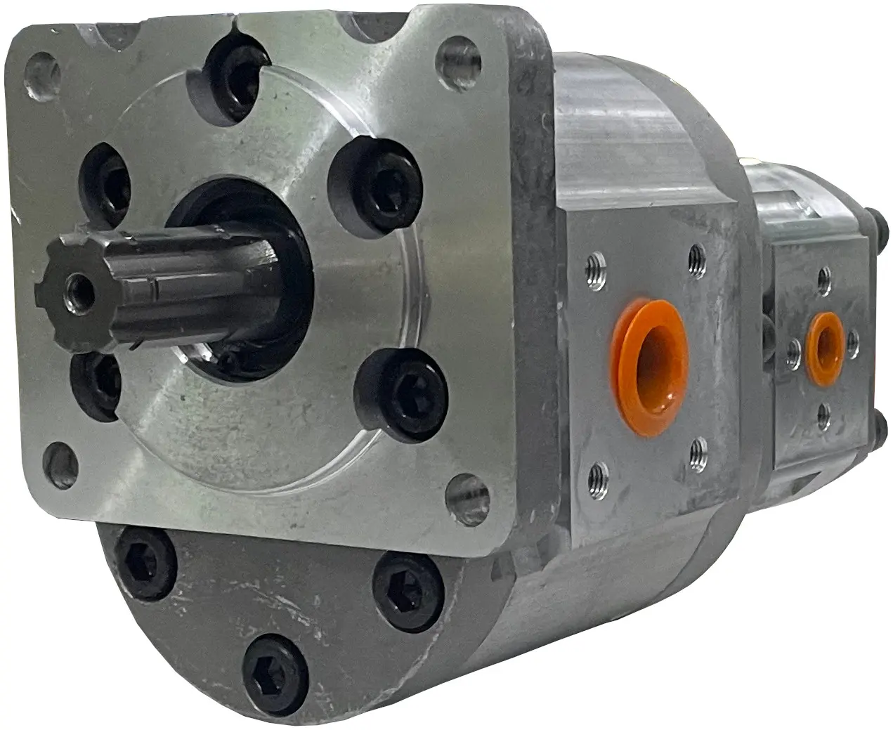 Насос шестеренный тандем BHP3/3-B0-S-33/10-H7F1/F1-E (НШ 33-10 левый, 6 шлицов)