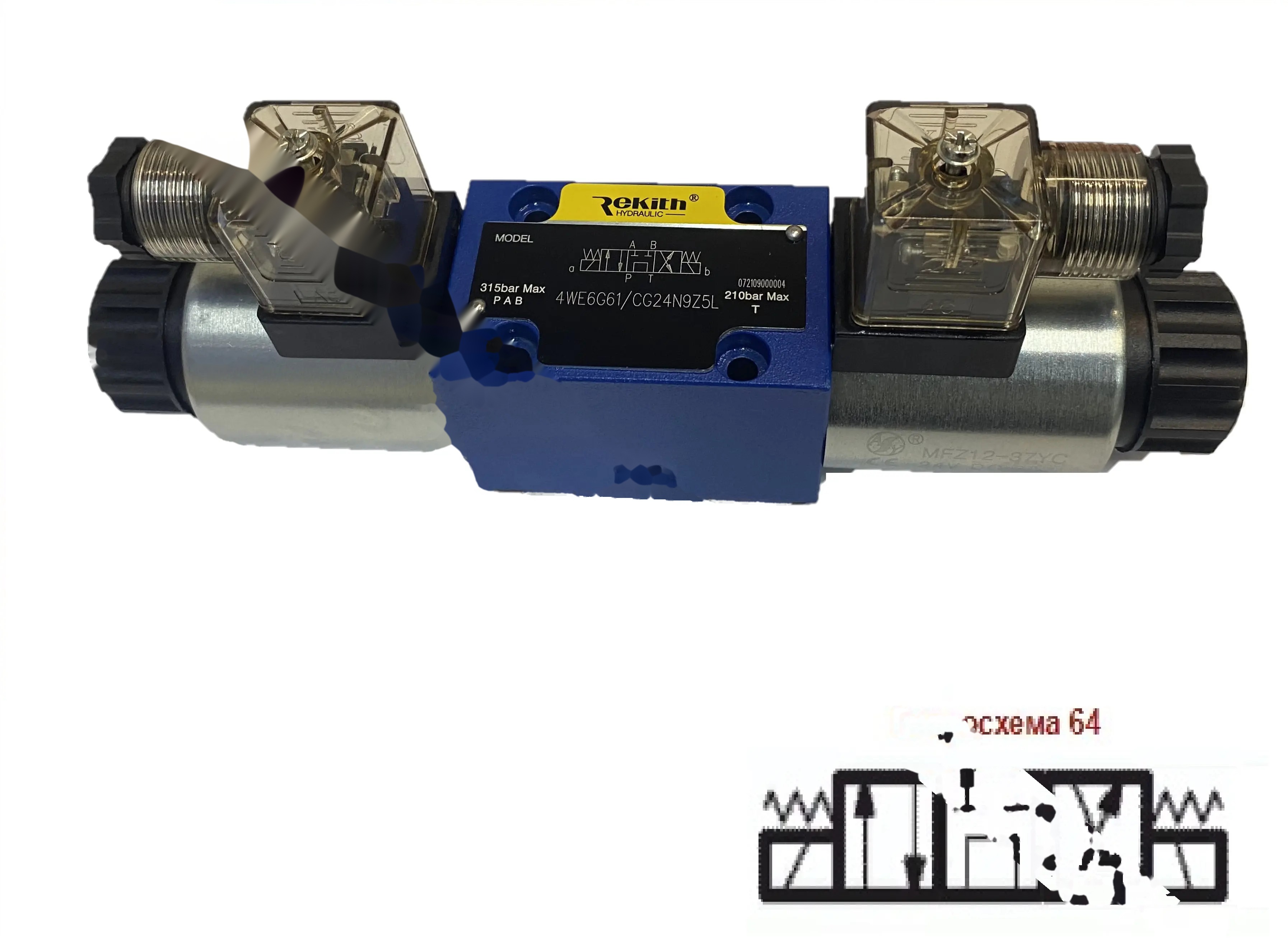 Гидрораспределитель 4WE6G-6XJ/CG12N9Z5L (ВЕ6 64 Г12) Rekith