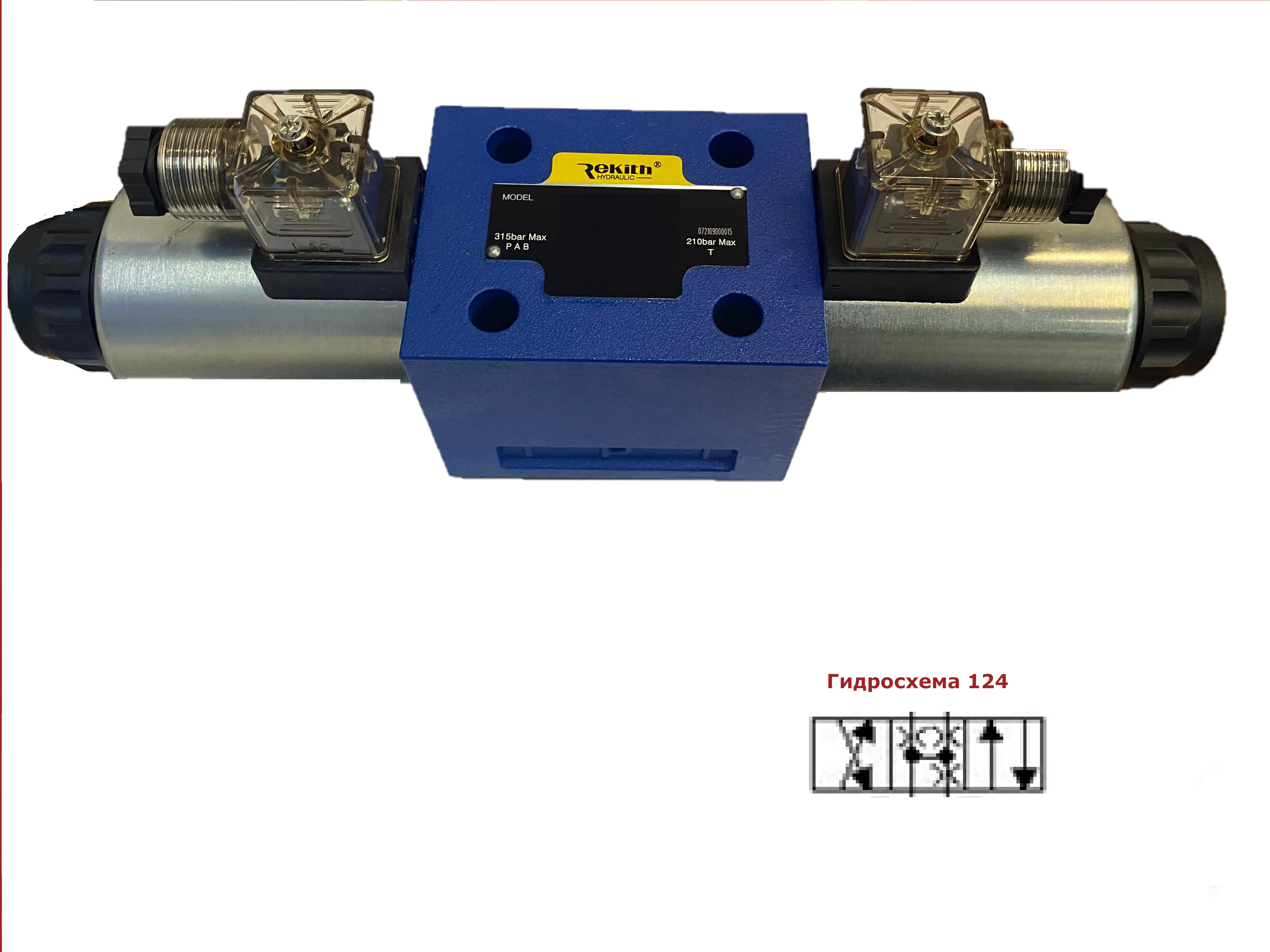 Гидрораспределитель 4WE10V31/CG110N9Z5L (ВЕ10 124 110В) Rekith с электромагнитным управлением