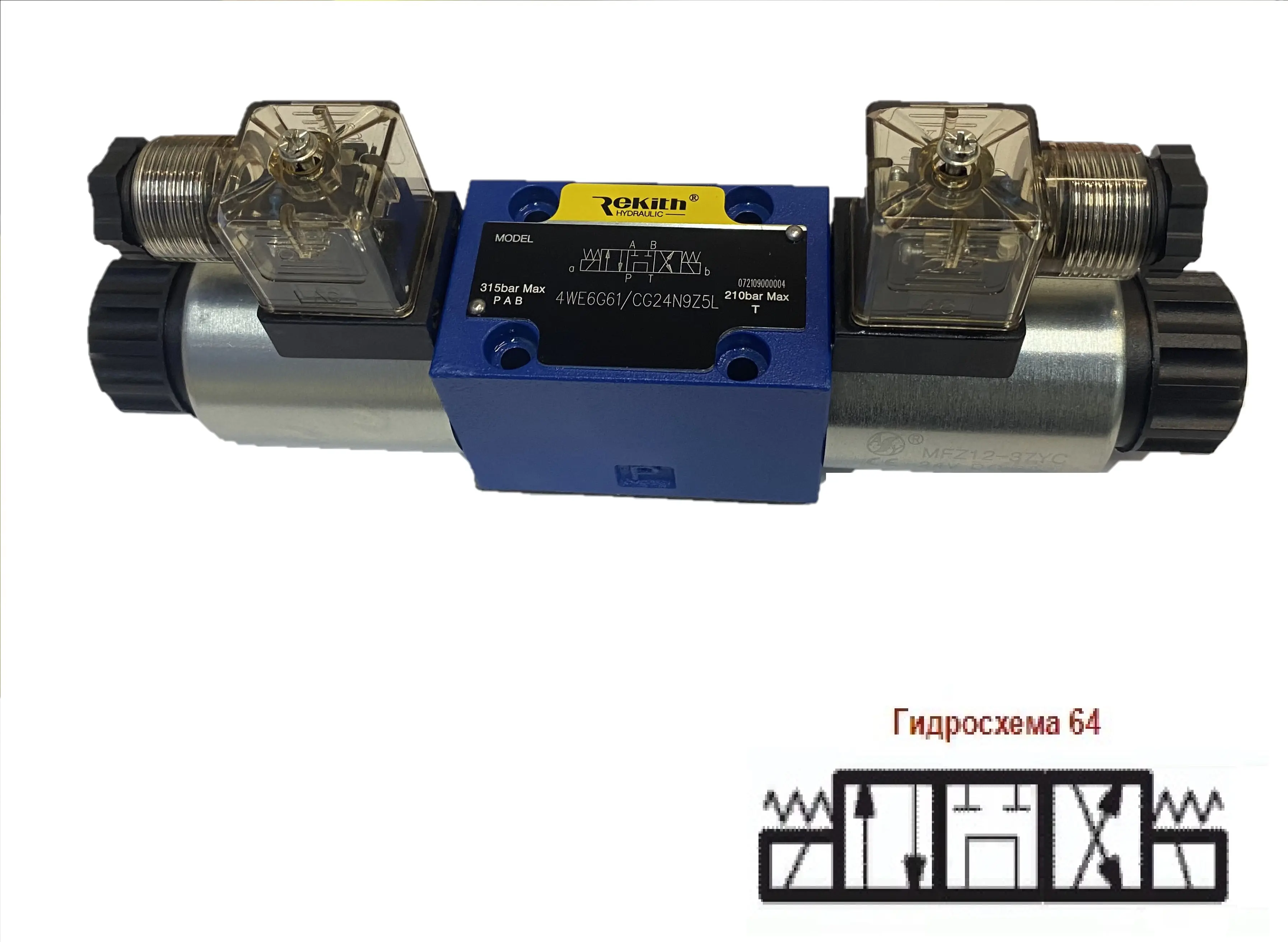 Гидрораспределитель 4WE6G-6XJ/CW110RN9Z5L (ВЕ6 64 В110) Rekith